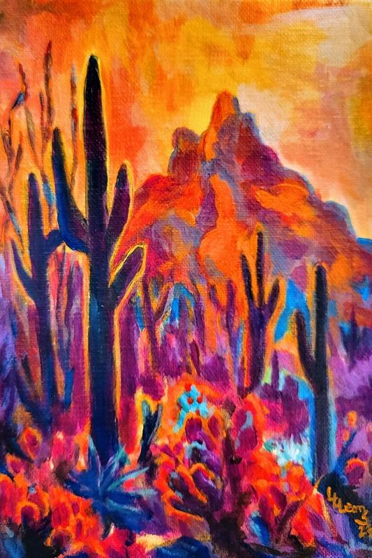 Desert Sunset Fantasy